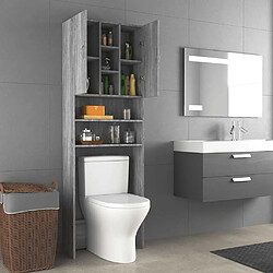 Acheter VidaXL Meuble machine à laver - Sonoma gris