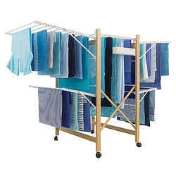 Idmarket MARKET Séchoir DELUXE - Imitation bois