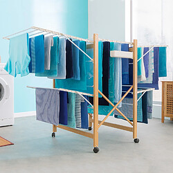 Idmarket MARKET Séchoir DELUXE - Imitation bois