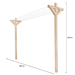 Acheter Idmarket MARKET Etendoir EXT MADERA - Bois