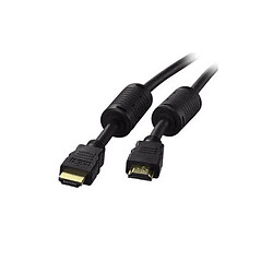 Câble HDMI 1.4 haute vitesse Câble HDMI 1.4 - High Speed avec Ethernet - Connecteur Type A - Compatibilité universelle - Blindage PVC - Transmission audio/vidéo HD