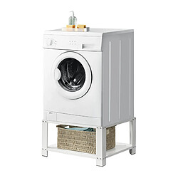 En.Casa En Casa Socle avec étagère pour machine à laver
