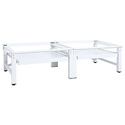 VidaXL Socle de lave-linge et sèche-linge avec étagère