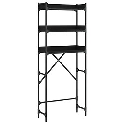 VidaXL Étagère lave-linge Noir
