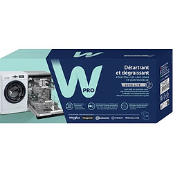 Wpro détartrant lave-linge et lave-vaisselle - 12 sachets