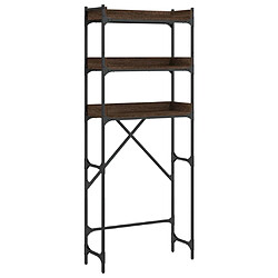 vidaXL Étagère lave-linge chêne marron