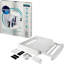 Wpro Kit de superposition lave-linge/sèche-linge SKP101