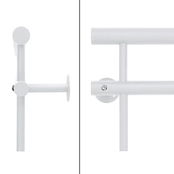 Acheter ECD Germany Garde-corps balcon blanc 225x90 cm