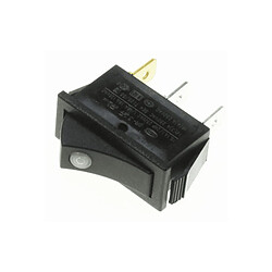 Delonghi interrupteur inverseur pour cafetière Interrupteur inverseur pour cafetière - Pièce de rechange - Compatible Delonghi - Réf. 5112610211 - Coloris noir - Corps en plastique