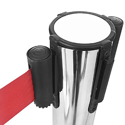 Acheter VidaXL Colonnes avec bandes 4 pcs barrière