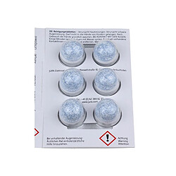 Jura Pastilles de nettoyage pour cafetière - 6 pièces