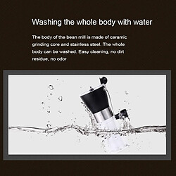 Wewoo moulin à café manuel conique - Noir pas cher