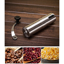 Wewoo Moulin à café manuel en inox