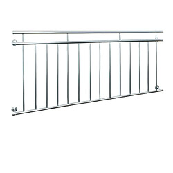 ECD Germany Garde-corps balcon 184 x 90 cm
