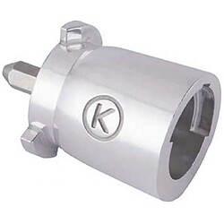 Kenwood Adaptateur twist/bar pour robot pâtissier Adaptateur pour robot multifonction - Compatibilité KAX et AX - Fixation twist/bar - Réf. KAT001ME - Matériau métal chromé - Accessoire Kenwood