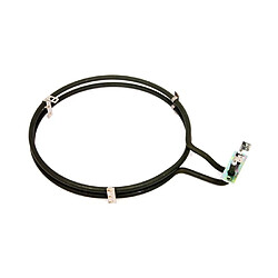 Résistance circulaire pour four 2000 W Pièce détachée pour four - Résistance circulaire 2000 W - Compatible GDE - Métal - Couleur noir