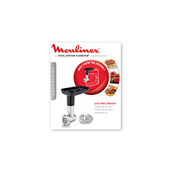 Moulinex Hachoir pour Masterchef Gourmet Accessoire hachoir pour robot pâtissier Masterchef Gourmet - Compatible QA400GB1 à QA419GB1 - Corps robuste, grilles inox - Montage facile, entretien aisé