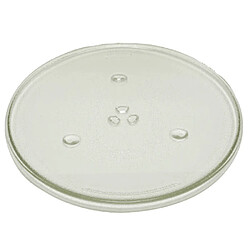 Panasonic Plateau tournant micro-ondes - 34 cm Plateau tournant pour micro-ondes - Verre trempé - Compatibilité Panasonic NNA764W, NNA873 et autres - Fixation 3 ergots - Remplacement d’origine