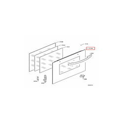 Faure Porte extérieure pour four