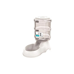 mpets Distributeur de Croquettes Hexagonal 3500ml Blanc
