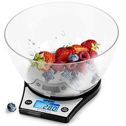 Duronic KS6000 BK - Balance de cuisine 5 kg - Noir