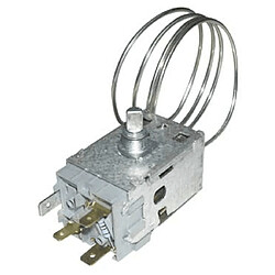 Whirlpool Kit thermostat réfrigérateur avec support lampe Thermostat pour réfrigérateur - Sonde CTN Invensys - Compatible Whirlpool ART5980G - Remplacement constructeur