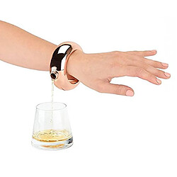 Avis Bracelet flacon pour spiritueux - Or