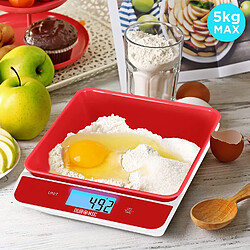 Avis Duronic KS100 RD Balance de cuisine - Rouge