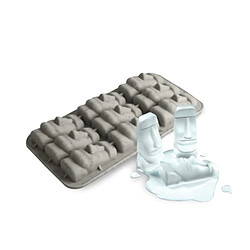 Totalcadeau moule à glaçons Moaï en silicone
