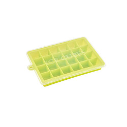 Bac à glaçons en silicone avec couvercle - Vert