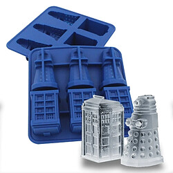 Totalcadeau moule à glaçons Dr Who Tardis et Dalek