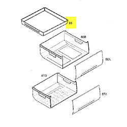 Arthur martin Bac à glaçons pour réfrigérateur
