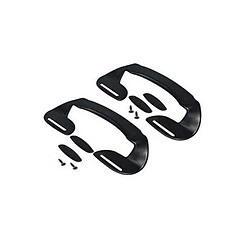 Kit de poignées de réfrigérateur universelles - Noir