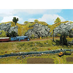 Noch 58490 - Mur De Roc Calcaire Modélisme ferroviaire - Échelle H0 - Calcaire 32x18 cm - Produit de modélisme