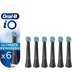 Oral-b Têtes de rechange iO - Lot de 6 Brossettes de rechange pour brosses à dents électriques iO - Poils adaptés - Compatible Oral-B iO