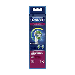 Braun - Lot de 3 Brossettes EB25X3FLOSSACTION