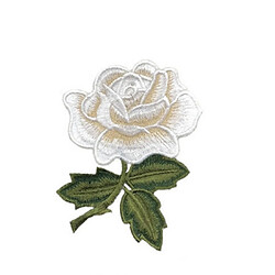Wewoo Autocollants broderie roses - 10 pièces
