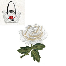 Wewoo Autocollants broderie roses - 10 pièces