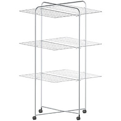 Top Casa Tour 30m Séchoir à linge tour - 30 m - Acier plastifié - Roulettes non montées