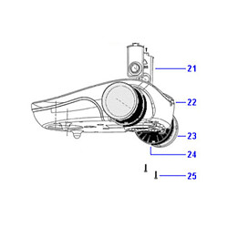 Polti corps de roue sans bandage pour repassage
