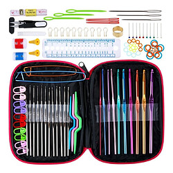 Wewoo Ensemble de crochet outils de tricot - 100 pièces