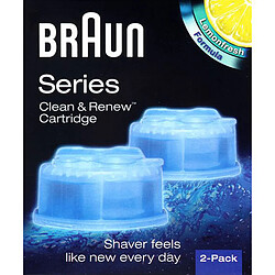 Braun cartouches de nettoyage rasoir