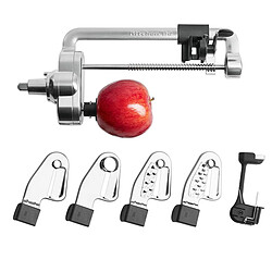 KitchenAid 5KSM1APC Accessoire taille-légumes spirales - Métal robuste - Compatible robots sur socle