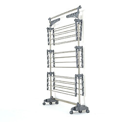 Séchoir à linge 25m 3 niveaux - BAT-TR-22 - Extra - KITCHEN MOVE