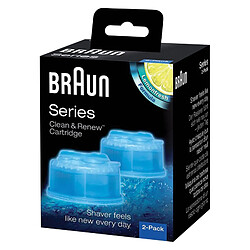 Avis Braun Recharge de nettoyage rasoir CCR2 - Lot de 2