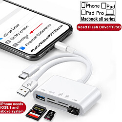 Avis Lecteur de carte micro SD 5-en-1 - Blanc