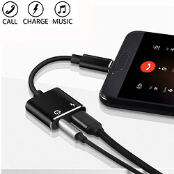 Acheter Wewoo Adaptateur USB-C vers Jack 3.5mm - Noir