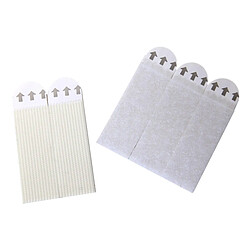 Avis Paris Prix Lot de 8 Languettes de Fixation Adhésif 6cm Blanc