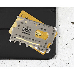 Paris Prix Carte de survie multifonctions argent