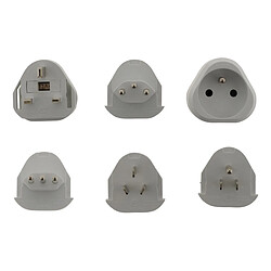 Zenitech Adaptateurs de voyage universels - Lot de 6
